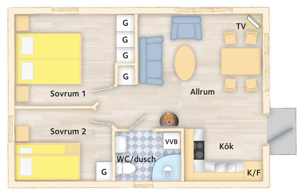 Slite Strand Resort Chambre photo